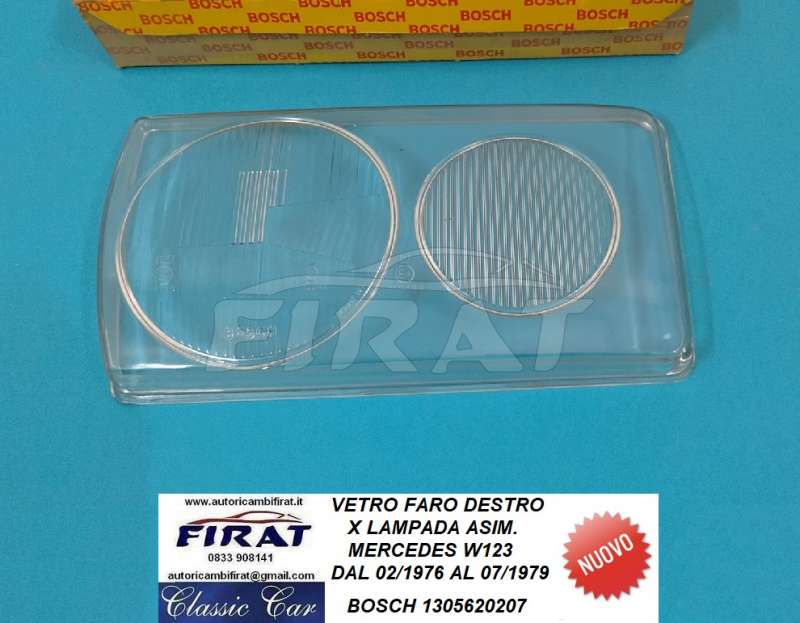 FARO MERCEDES W123 76-79 ASIM.DX (VETRO 1305620207)